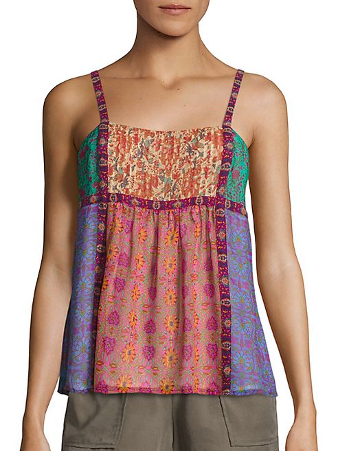 Joie - Jillan Paisley-Print Silk Tank Top