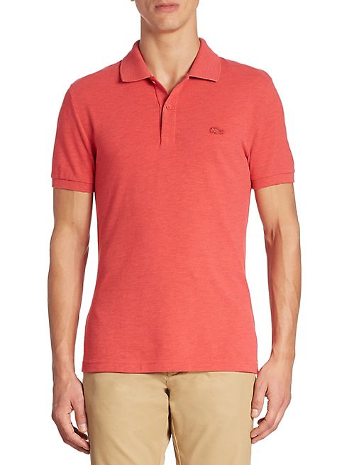 Lacoste - Solid Pique Collar Polo Tee