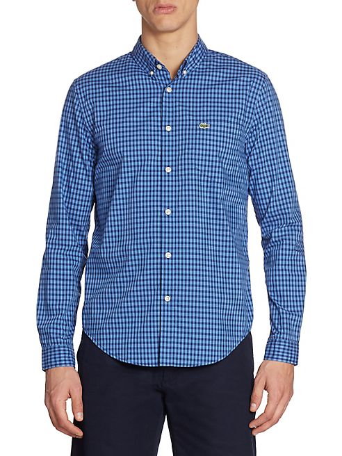 Lacoste - Gingham Check Woven Shirt