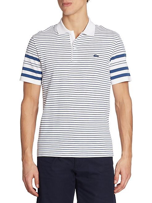 Lacoste - Striped Cotton Polo