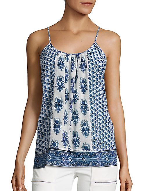 Joie - Soft Joie Sparkle C Floral-Print Tank Top