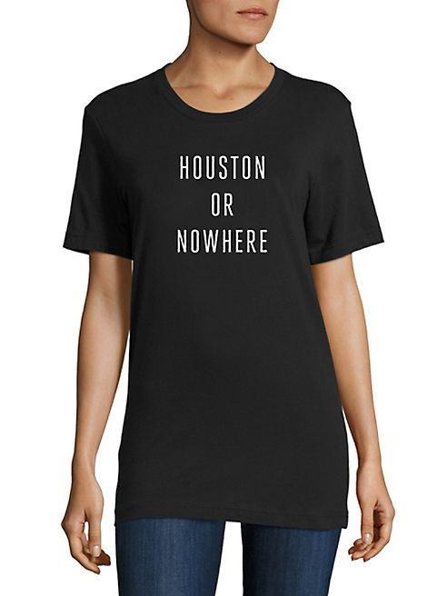 Knowlita - Houston Or Nowhere Cotton Graphic Tee