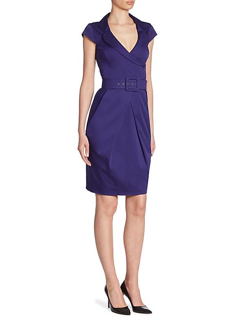 Armani Collezioni - Belted Cotton Dress