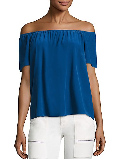 Joie - Amesti B Silk Off-The-Shoulder Blouse