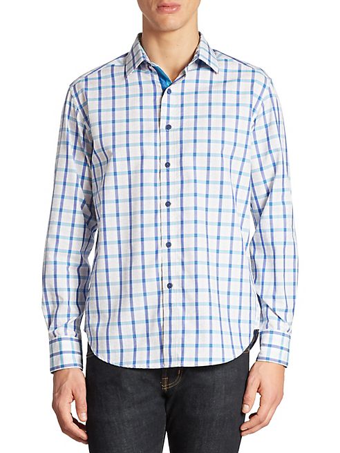 Robert Graham - Hollister Plaid Cotton Shirt