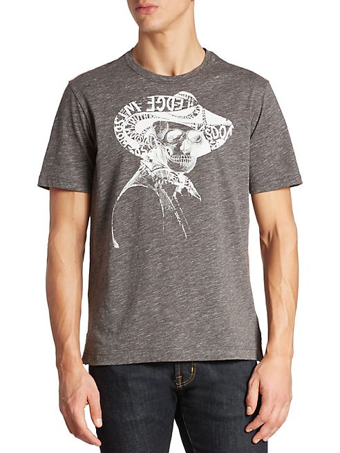 Robert Graham - Torrance Heathered Cotton Tee