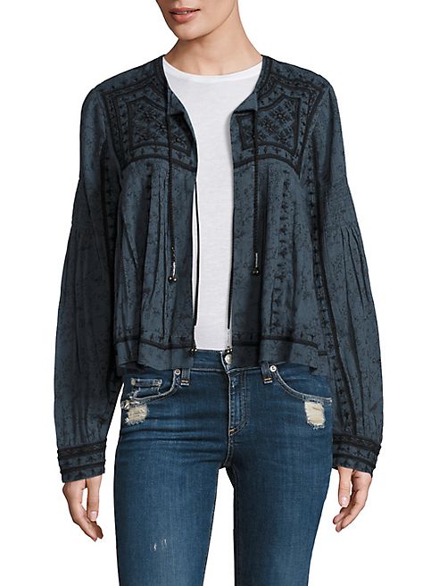 Free People - Twilight Mirror Embellished Jacket