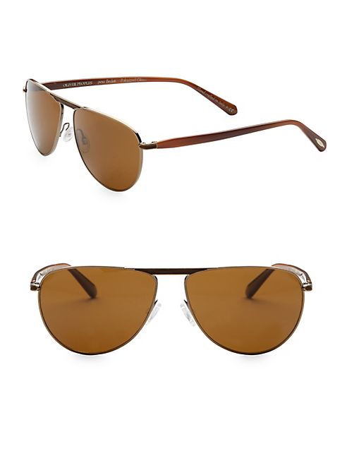 Oliver Peoples - Conduit 59MM Aviator Sunglasses