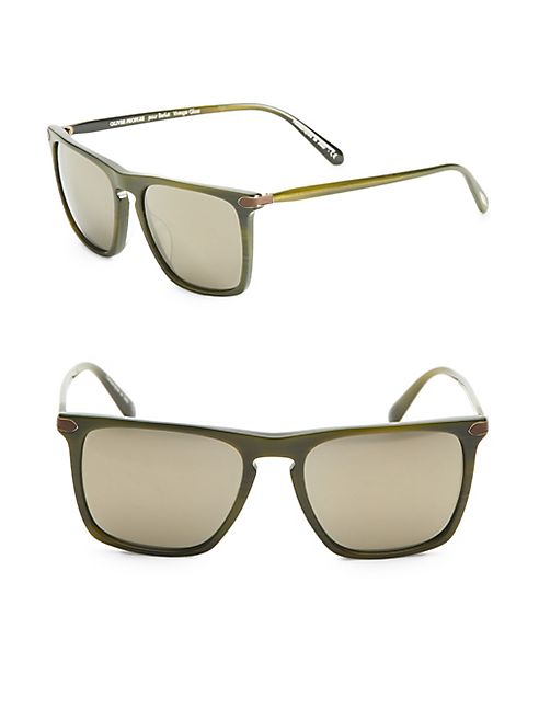 Oliver Peoples - Rue De Sevres 54MM Rectangular Sunglasses