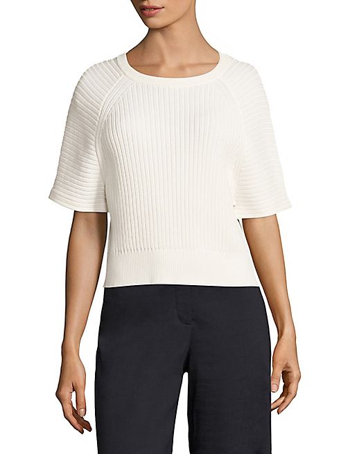 Theory - Mayalee Prosecco Rib-Knit Top