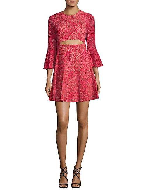 BCBGMAXAZRIA - Floral Lace Dress