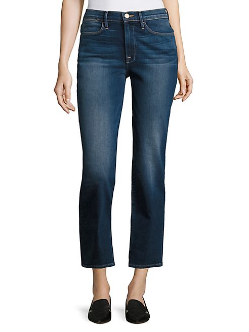 FRAME - Le High Straight-Leg Jeans