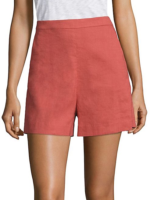 Theory - Tarrytown High-Waist Shorts