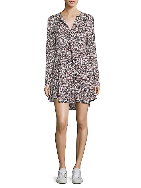 A.L.C. - Randi Floral-Print Silk Dress