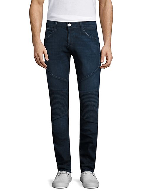 J BRAND - Bearden Moto Slim-Fit Jeans