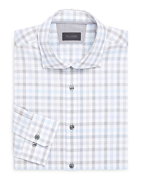 Pal Zileri - Plaid Regular-Fit Dress Shirt