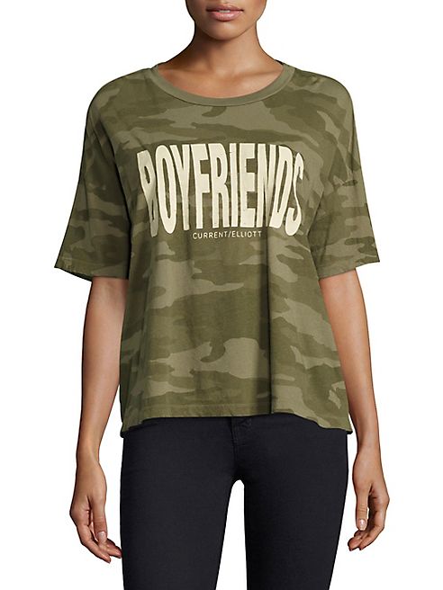 Current/Elliott - Boyfriends Camo Roadie Tee