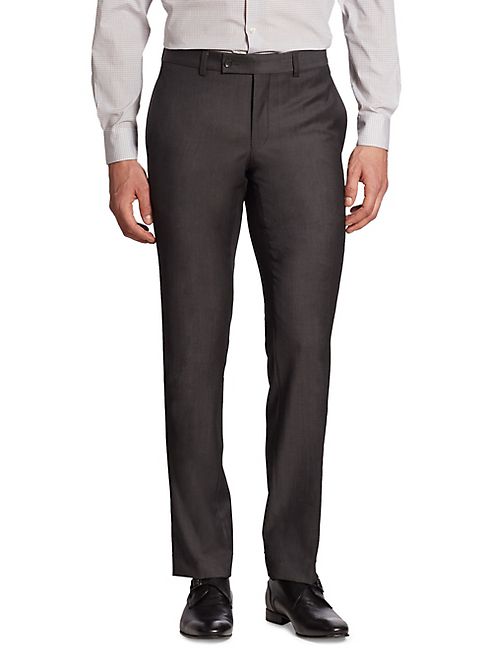 Saks Fifth Avenue Collection - Modern Basic Ford Wool Pants