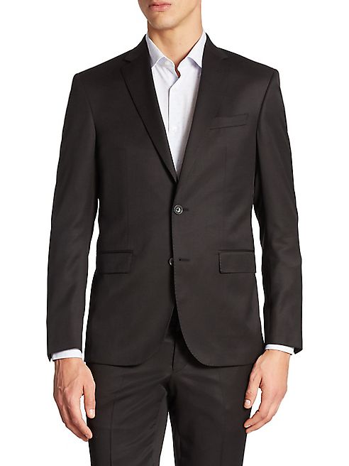 Saks Fifth Avenue Collection - Modern Basic Wool Suit Jacket