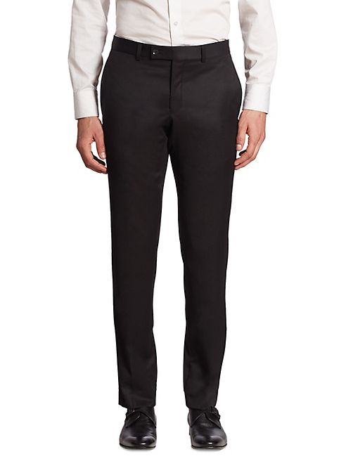 Saks Fifth Avenue Collection - Modern Basic Ford Wool Pants