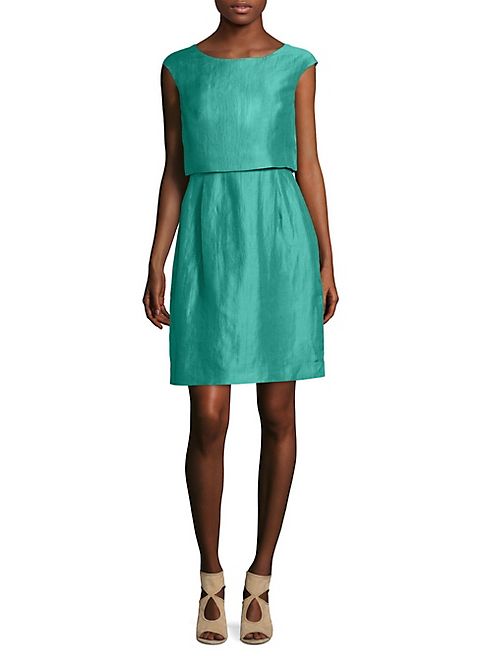 Weekend Max Mara - Muriel Linen & Silk Popover Dress