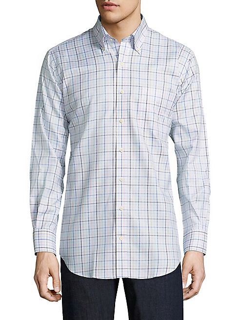 Peter Millar - Crown Plaid Button-Down Shirt