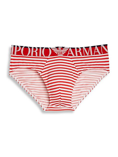 Emporio Armani - Striped Cotton Underwear