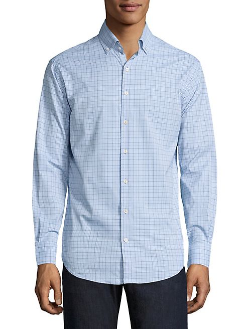 Peter Millar - Crown Sport English Performance Glen Plaid Shirt