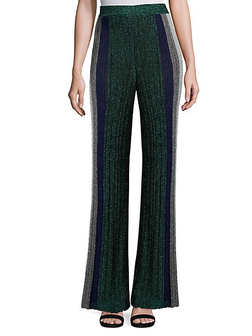 Missoni - Striped Ribbed Pants