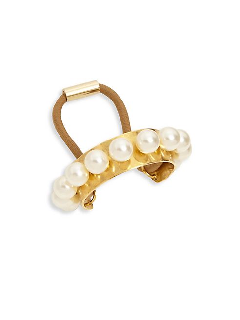 Jennifer Behr - Multi Faux-Pearl Ponytail Holder