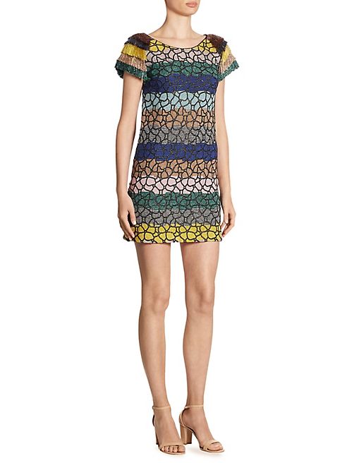 Missoni - Fringe Sleeve Dress