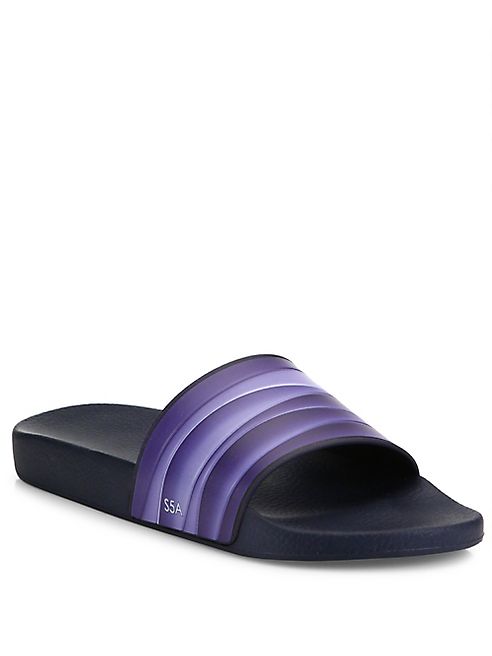 Saks Fifth Avenue Collection - Ombre Strap Slides