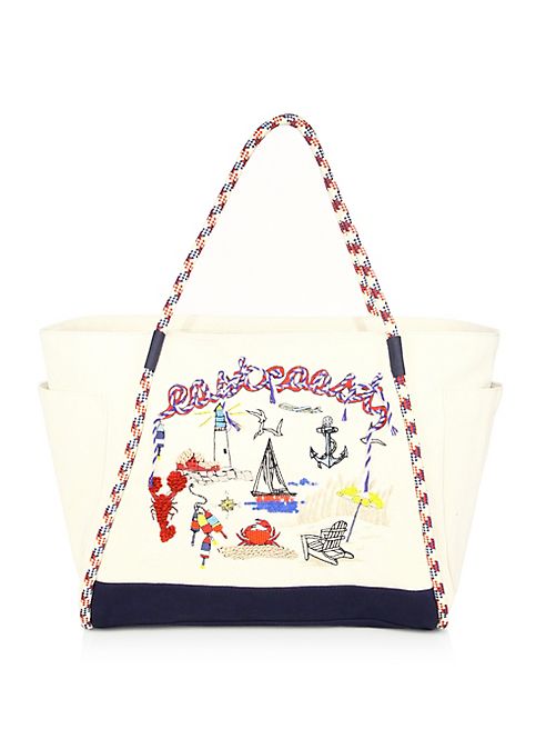 Tory Burch - Nautical Canvas East Coast Tote