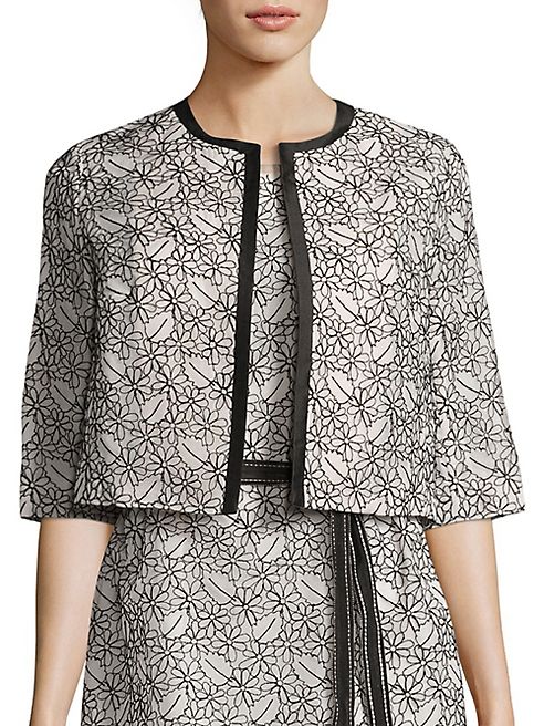 Weekend Max Mara - Davide Organza Floral Silk Jacket