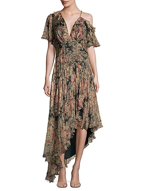 Zimmermann - Cavalier Floral Silk Flutter Dress