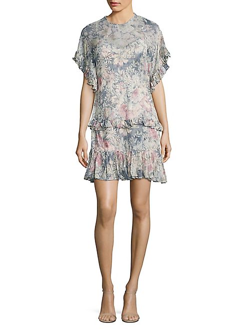 Zimmermann - Cavalier Ruffled Silk Smock Dress