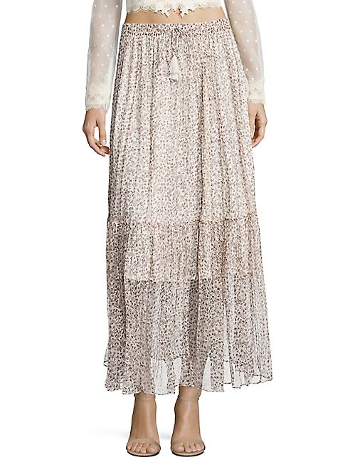 Zimmermann - Cavalier Gathered Silk Skirt