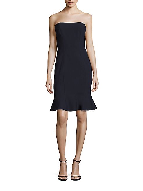 Cinq à Sept - Calvina Strapless Fluted Dress