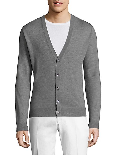 ISAIA - Ribbed Wool Cardigan