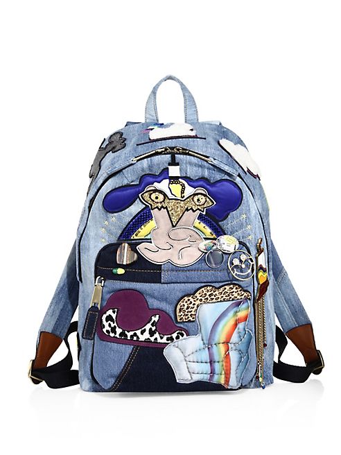 Marc Jacobs - Denim Julie Verhoeven Biker Backpack