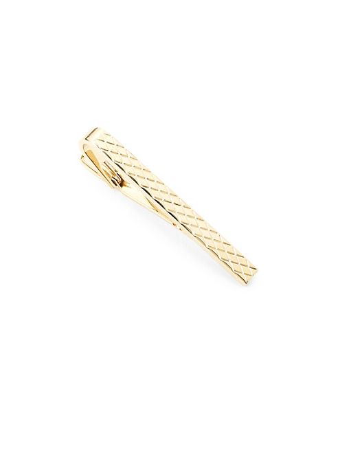 dunhill - Goldplated Crosspat Tiebar