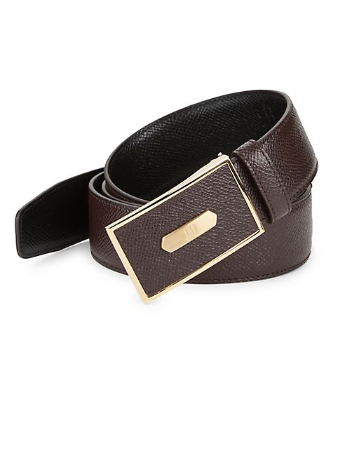 dunhill - Textured Leather Belt