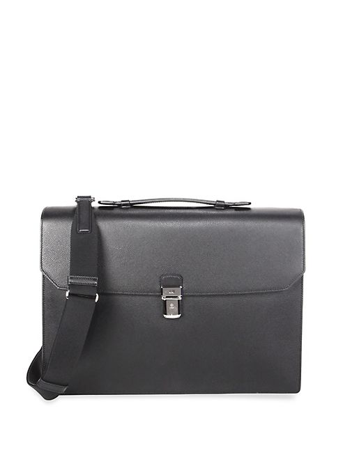 dunhill - Cadagan Flap Leather Briefcase