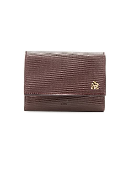 dunhill - Engine Turn Leather Wallet