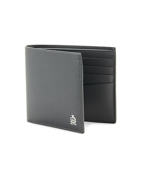 dunhill - Engine Turn Leather Billfold Wallet