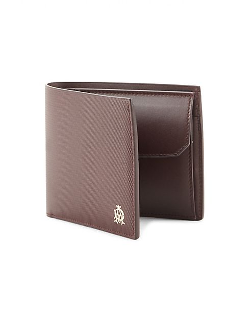 dunhill - Engine Turn Leather Billfold Wallet