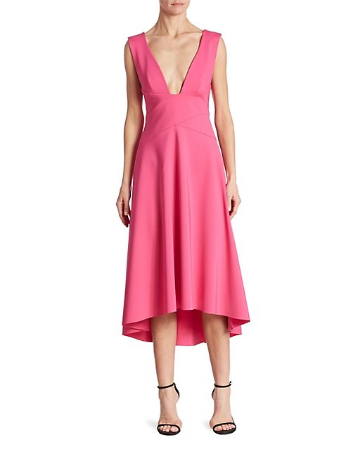 Trina Turk - Sleeveless Drape-Front Dress