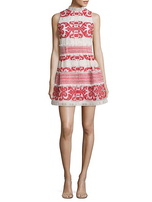 Alexis - Minika Embroidered Tiered Dress