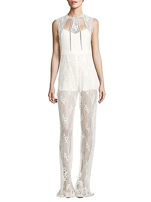 Alexis - Naya Cutout Lace Jumpsuit