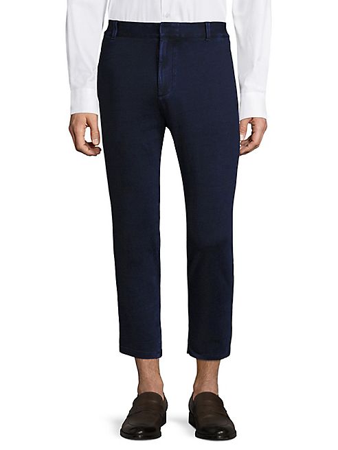 AG - Regular-Fit Ankle Length Sulfur Trousers